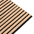 Panneau tasseaux de bois MDF chêne feutrine noire 60cm x 278cm x 9mm en promo chez Décor Discount Panneau tasseaux de bois MDF chêne feutrine noire 60cm x 278cm x 9mm dans le catalogue Décor Discount