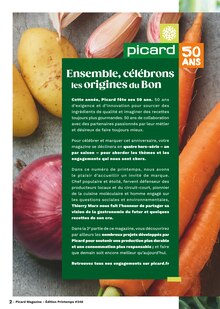 Prospectus Picard de la semaine "L’alimentation de demain s’imagine aujourd’hui." avec 2 pages, valide du 01/04/2024 au 28/04/2024 pour Toulouse et alentours