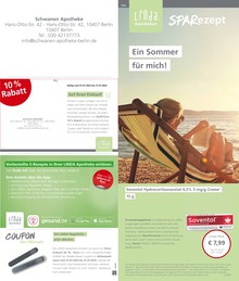 LINDA Prospekt für Berlin mit 3 Seiten LINDA Prospekt für Berlin: "Aktuelle Angebote", 3 Seiten, 01.07.2025 - 31.07.2025