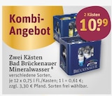 Aktuelles Mineralwasser Angebot bei tegut in Nürnberg ab 10,99 €