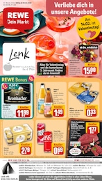Aktueller REWE Prospekt, "Dein Markt", mit Angeboten der Woche, gültig von 09.02.2026 bis 09.02.2026