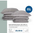 Satin Bettwäscheset, 135 x 200 cm im EDEKA Prospekt Satin Bettwäscheset, 135 x 200 cm im aktuellen EDEKA Prospekt für 29,99 €