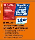 Sicherheitssoftware LiveSafe 1-Jahreslizenz bei expert im Dinslaken Prospekt für 19,99 €