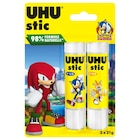 2 bâtons de colle Sonic - UHU dans le catalogue Carrefour