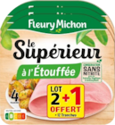 Jambon le Supérieur à l'étouffée conservation sans nitrite - Fleury Michon en promo chez Lidl Jambon le Supérieur à l'étouffée conservation sans nitrite - Fleury Michon dans le catalogue Lidl