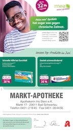 mea - meine apotheke Prospekt für Lübeck: "Unsere Juni-Angebote", 4 Seiten, 01.06.2026 - 30.06.2026
