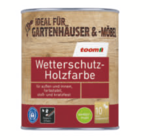 toom Baumarkt Diez - Wetterschutz-Holzfarbe Angebot im Prospekt Wetterschutz-Holzfarbe bei toom Baumarkt im Diez Prospekt für 12,99 €