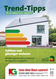 Der aktuelle Kipp & Grünhoff Prospekt Trend-Tipps für die energetische Sanierung