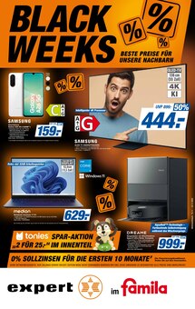 Fernseher im expert Prospekt "Top Angebote" mit 8 Seiten (Falkensee)