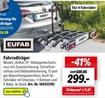 Fahrradträger im Lidl Prospekt Fahrradträger von im aktuellen Lidl Prospekt für 299,00 €