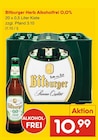 Herb Alkoholfrei 0,0% Angebote von Bitburger bei Netto Marken-Discount Aschaffenburg für 10,99 €