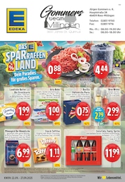EDEKA Prospekt für Isselburg mit 24 Seiten EDEKA Prospekt für Isselburg: "Aktuelle Angebote", 24 Seiten, 22.09.2025 - 27.09.2025