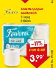 Toilettenpapier samtweich Angebote von Favora bei Netto Marken-Discount Düsseldorf für 3,99 €