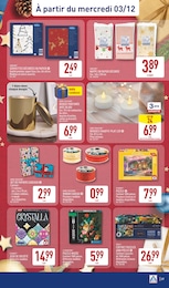 Prix et réduction Bougie Parfumée dans le prospectus Aldi en cours Offre Bougie Parfumée dans le catalogue Aldi du moment à la page 37