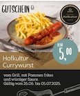 Hofkultur Currywurst im Angebot bei XXXLutz Möbelhäuser in Wuppertal Hofkultur Currywurst Angebote bei XXXLutz Möbelhäuser Wuppertal für 5,00 €