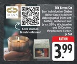 DIY Kerzen-Set Angebote von DIANA candles bei EDEKA Weimar für 3,99 €