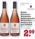 Spätburgunder Weißherbst oder Badisch Rotgold lieblich bei E center im Karlsruhe Prospekt für 2,99 €