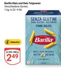 Mais und Reis Teigwaren im Angebot bei GLOBUS in Rostock Mais und Reis Teigwaren Angebote von Barilla bei GLOBUS Rostock für 2,49 €