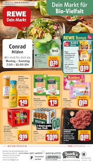 Coca Cola im REWE Prospekt "Dein Markt" mit 30 Seiten (Hilden)