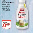 Aktuelles Reine Butter Milch Angebot bei GLOBUS in Oberhausen ab 0,69 €