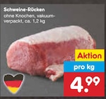 Schweine-Rücken bei Netto Marken-Discount im Prospekt "" für 4,99 €