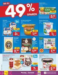 Mozzarella im Netto Marken-Discount Prospekt "Aktuelle Angebote" mit 59 Seiten (Bielefeld)