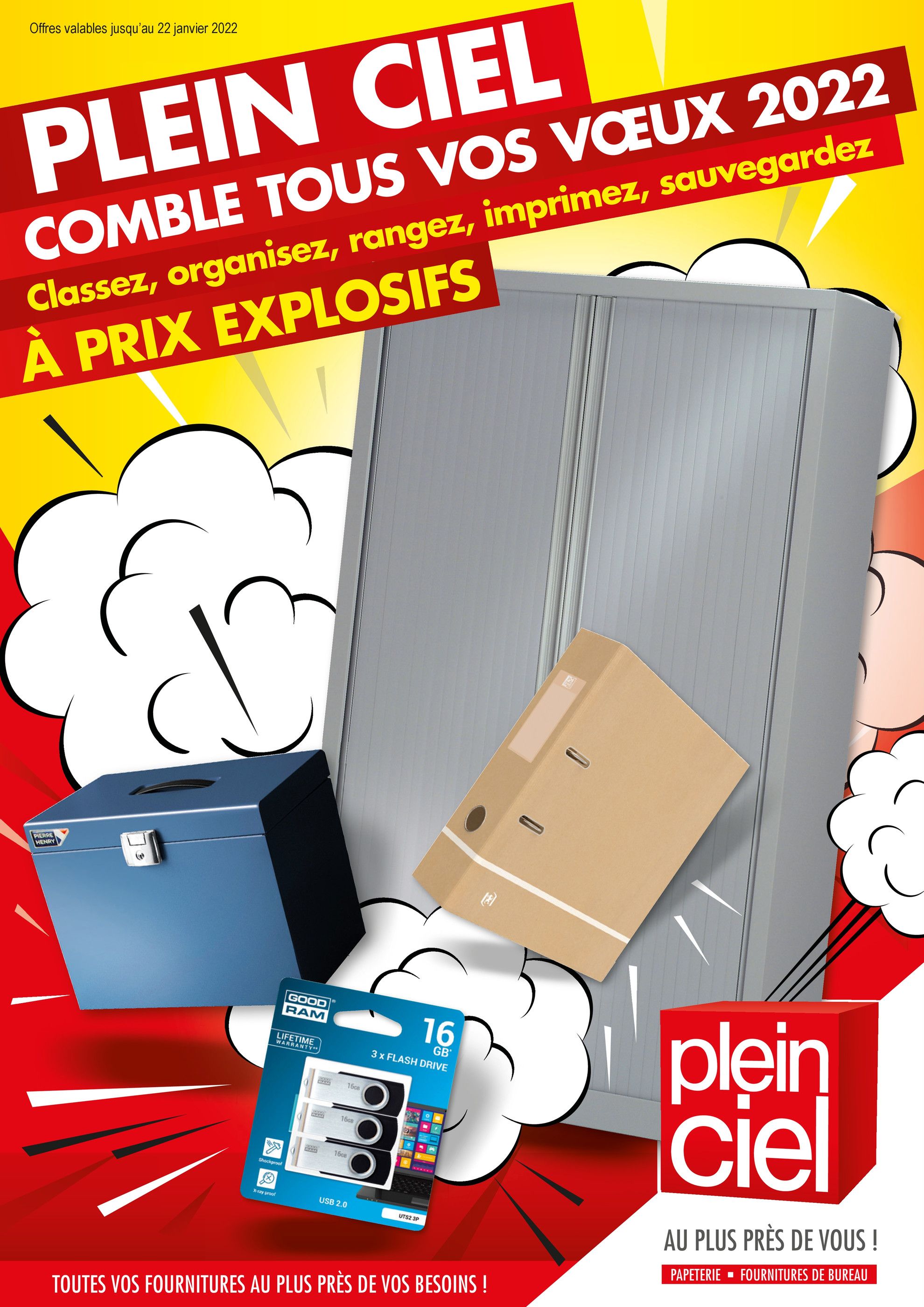 Catalogue Plein Ciel à Mantes-la-Jolie, avec 4 pages Prospectus Plein Ciel à Mantes-la-Jolie, "Comble tous vos vœux 2022", 4 pages, 03/01/2022 - 22/01/2022