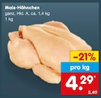 Aktuelle Mais Angebote bei Netto Marken-Discount in Mannheim Aktuelles Mais-Hähnchen Angebot bei Netto Marken-Discount in Mannheim ab 4,29 €