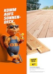 Douglasien Terrassendielen Angebot & Preis im aktuellen OBI Prospekt Douglasien Terrassendielen Angebot im aktuellen OBI Prospekt auf Seite 6