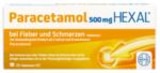 Paracetamol 500 mg HEXAL® bei Fieber und Schmerzen Tabletten Angebote bei Opladener Apotheke Leverkusen für 0,79 €