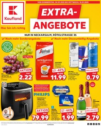 Kaufland Prospekt für Kirchardt mit 8 Seiten Kaufland Prospekt für Kirchardt: "EXTRA-ANGEBOTE", 8 Seiten, 04.09.2025 - 10.09.2025
