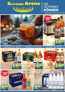 Veltins im aktuellen Getränke Arena Prospekt (Oberhausen) Veltins im Getränke Arena Prospekt "DIE GETRÄNKEKÖNNER" mit 4 Seiten (Oberhausen)