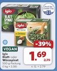 Blatt- oder Würzspinat von Iglo für 1,69 € bei combi im Angebot Blatt- oder Würzspinat von Iglo im aktuellen combi Prospekt