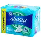 Serviettes hygiéniques Always Free Day Normal - Always en promo chez Action Serviettes hygiéniques Always Free Day Normal - Always dans le catalogue Action