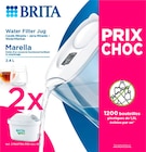 Carafe filtrante Marella blanche + 2 cartouches réf. 1051133 - BRITA dans le catalogue Cora