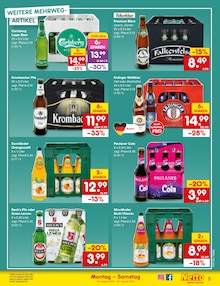 Bier im Netto Marken-Discount Prospekt "Aktuelle Angebote" mit 68 Seiten (Memmingen)