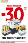 -30% remise immédiate sur tout Corona - Corona en promo chez Intermarché -30% remise immédiate sur tout Corona - Corona dans le catalogue Intermarché