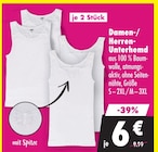 Damen-/Herren-Unterhemd für 6,00 € bei Mäc-Geiz im Angebot Damen-/Herren-Unterhemd im aktuellen Mäc-Geiz Prospekt