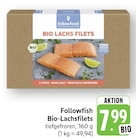 Bio-Lachsfilets im Angebot bei E center in Trier Bio-Lachsfilets Angebote von Followfish bei E center Trier für 7,99 €