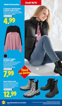 Promotion Collant Femme dans le prospectus Lidl, valable du 16/10/2025 au 22/10/2025 Promo Collant Femme dans le catalogue Lidl du moment à la page 42
