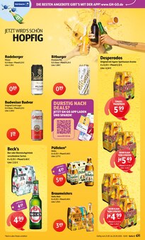 Bitburger im aktuellen Getränke Hoffmann Prospekt (Amberg) Bitburger im Getränke Hoffmann Prospekt "Aktuelle Angebote" mit 9 Seiten (Amberg)
