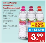 Mineralwasser mit Fruchtgeschmack im Angebot bei Netto Marken-Discount in Halle Mineralwasser mit Fruchtgeschmack Angebote von Vitrex bei Netto Marken-Discount Halle für 3,99 €