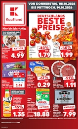 Kaufland Prospekt "Hier bin ich richtig" für Eisenhüttenstadt, 70 Seiten, 08.10.2026 - 14.10.2026 Kaufland Prospekt "Hier bin ich richtig" für Eisenhüttenstadt, 70 Seiten, 08.10.2026 - 14.10.2026