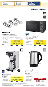 Kaffeevollautomat im aktuellen METRO Prospekt (Leipzig) Kaffeevollautomat im METRO Prospekt "Wochenangebote" mit 49 Seiten (Leipzig)