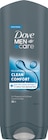 Dove Men+Care Clean Comfort Dusche Angebote von Dove bei Rossmann Darmstadt für 2,29 €