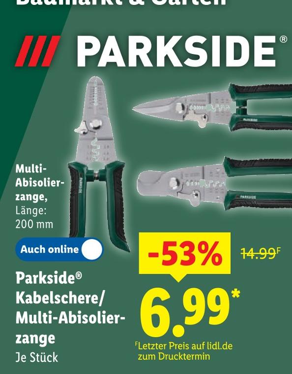 Kabelschere/Multi-Abisolierzange