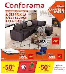 Conforama Catalogue "À ces prix-là c'est le jour et la nuit", 40 pages, Saint-Maurice-du-Désert,  24/01/2023 - 20/02/2023