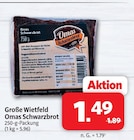 Omas Schwarzbrot im Angebot bei Markant Nordwest in Bremerhaven Omas Schwarzbrot Angebote von Große Wietfeld bei Markant Nordwest Bremerhaven für 1,49 €