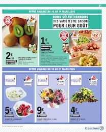 Offre Kiwi dans le catalogue E.Leclerc du moment à la page 21