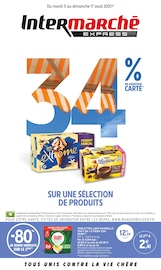 Catalogue Supermarchés Intermarché en cours à Longvic et alentours, "34% EN AVANTAGE CARTE SUR UNE SÉLECTION DE PRODUITS", 12 pages, 05/08/2025 - 17/08/2025